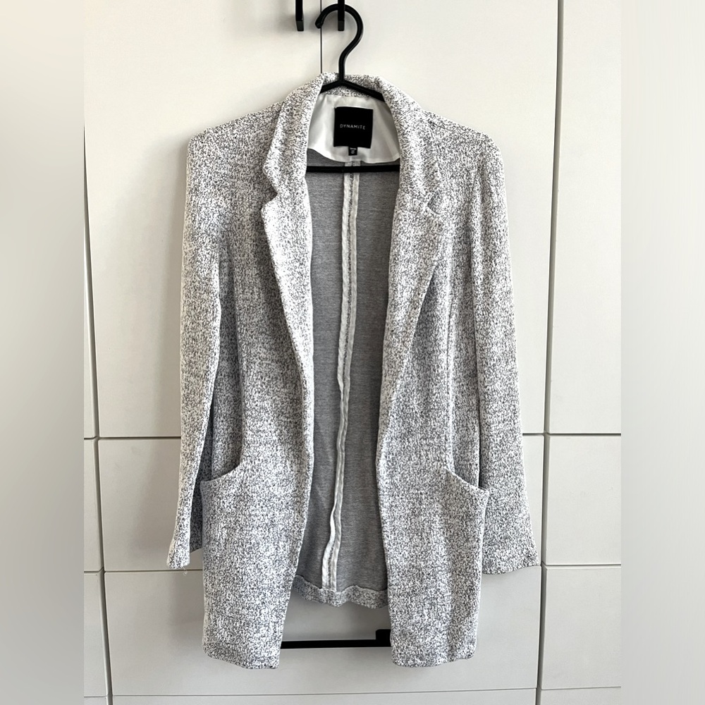 Heather Grey blazer Dynamite
